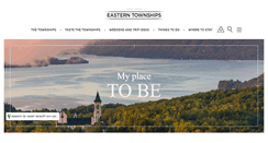 Desktop Screenshot of easterntownships.org